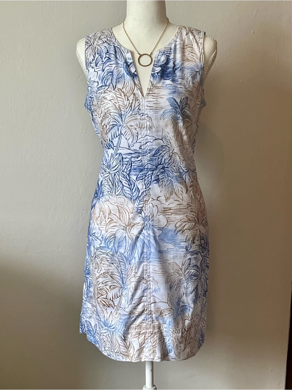 Tommy Bahama Tropical Print Linen blend Dress